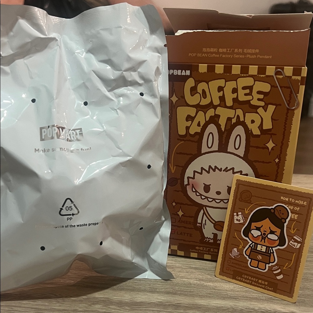 Pop Mart Coffee Factory Series Plush Toy
